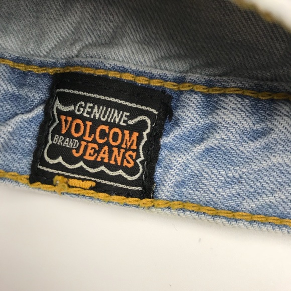 Genuine volcom Jeans women’s denim distressed vest - Picture 3 of 4